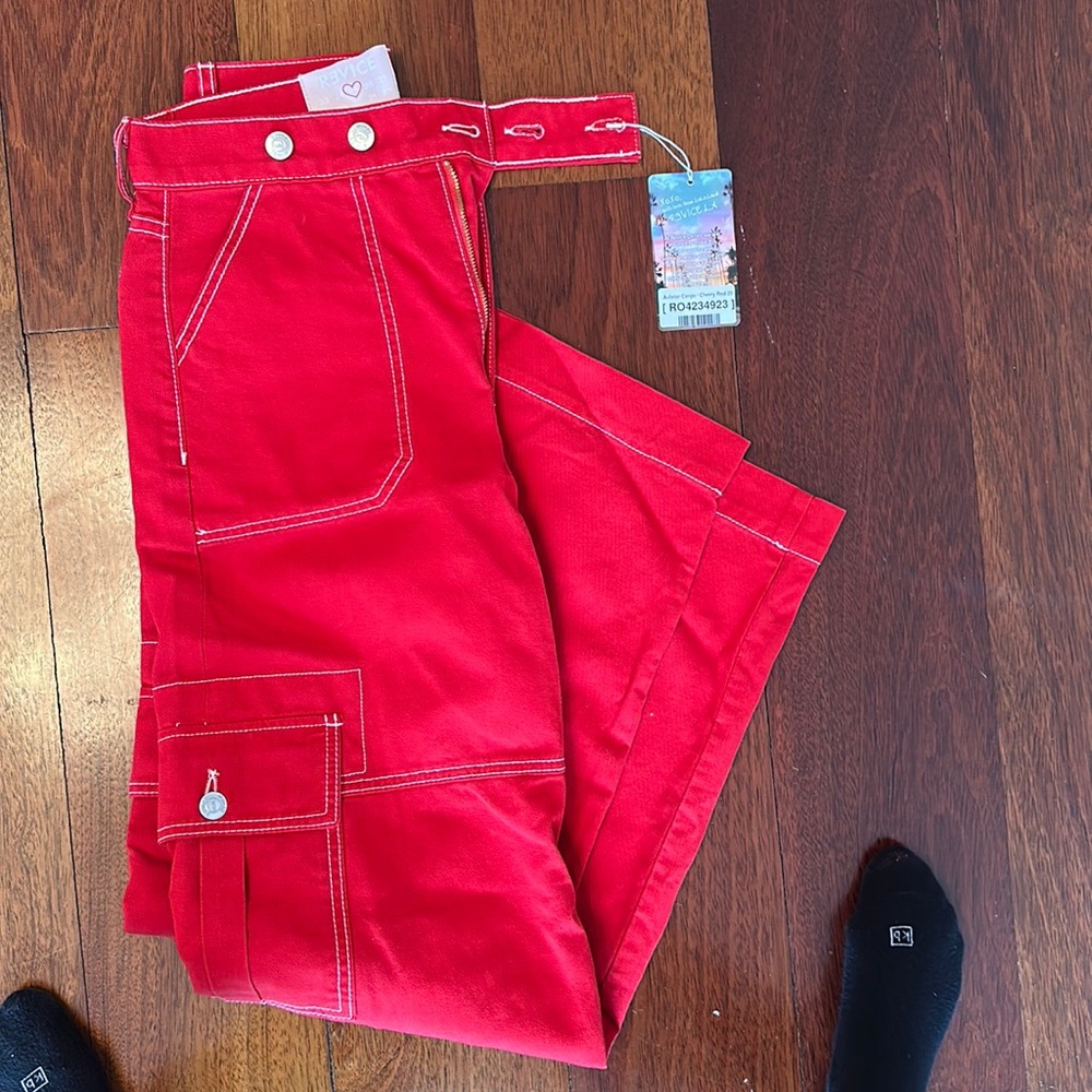 NWT Revice Denim Aviator Cargo